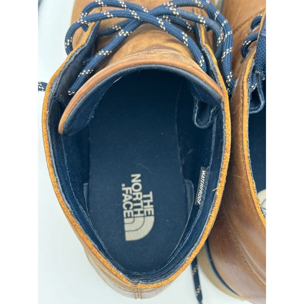 The North Face Ballard Chukka Mens 10 Brown Waterproof Leather Boots NF00CM78